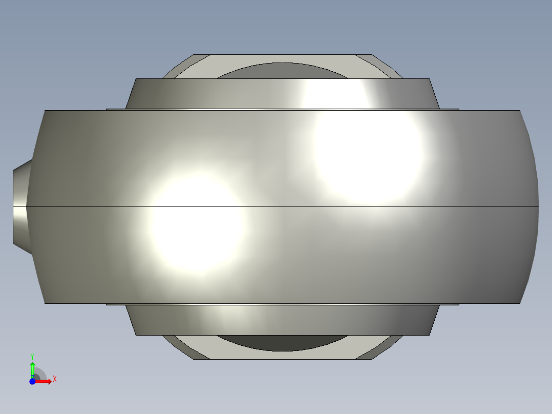 F-M12X125U_M12鱼眼轴承关节轴承前视图