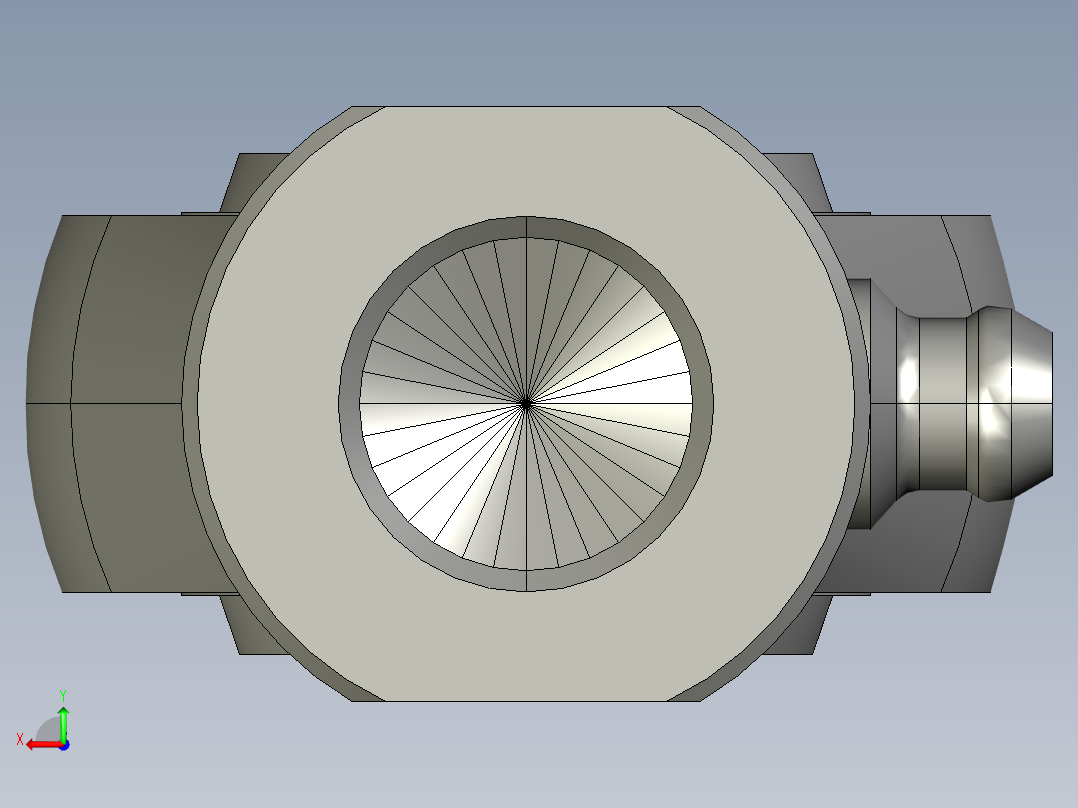 F-M12X125U_M12鱼眼轴承关节轴承后视图