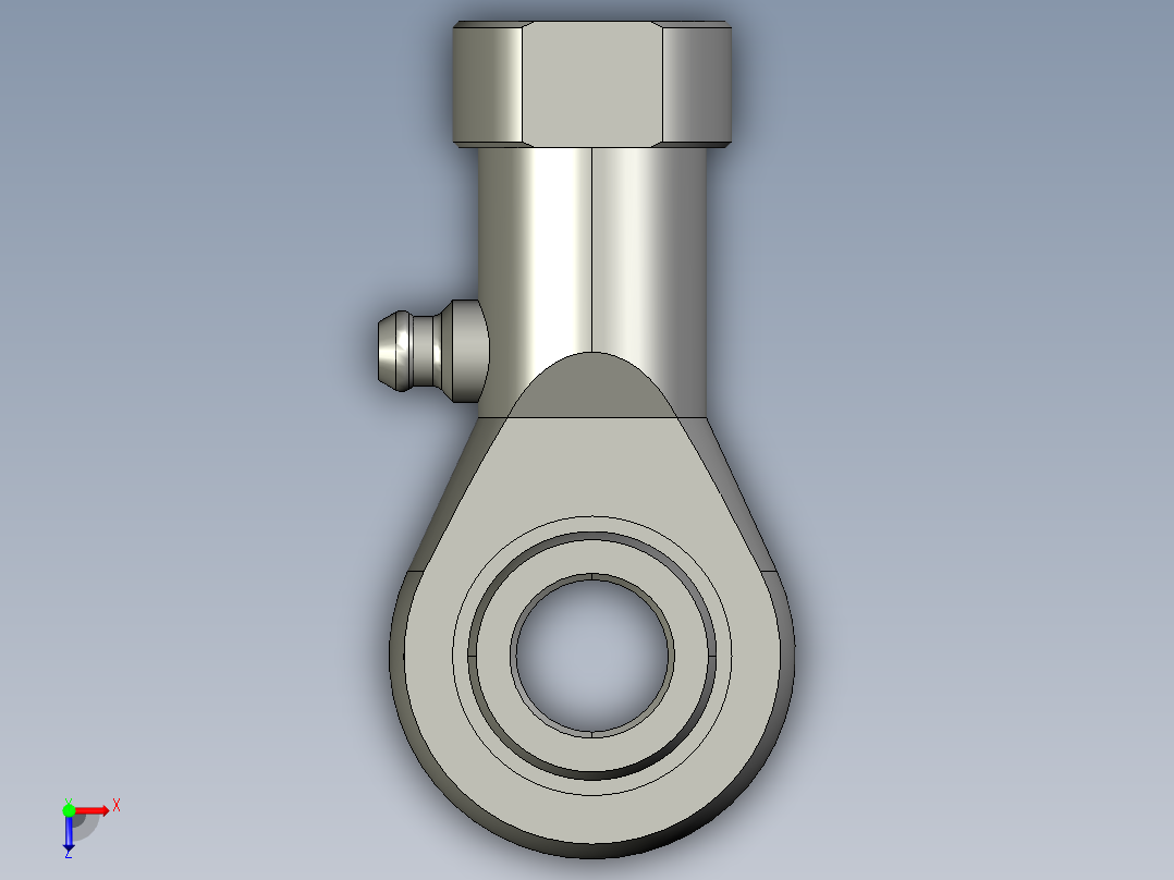 F-M12X125U_M12鱼眼轴承关节轴承俯视图