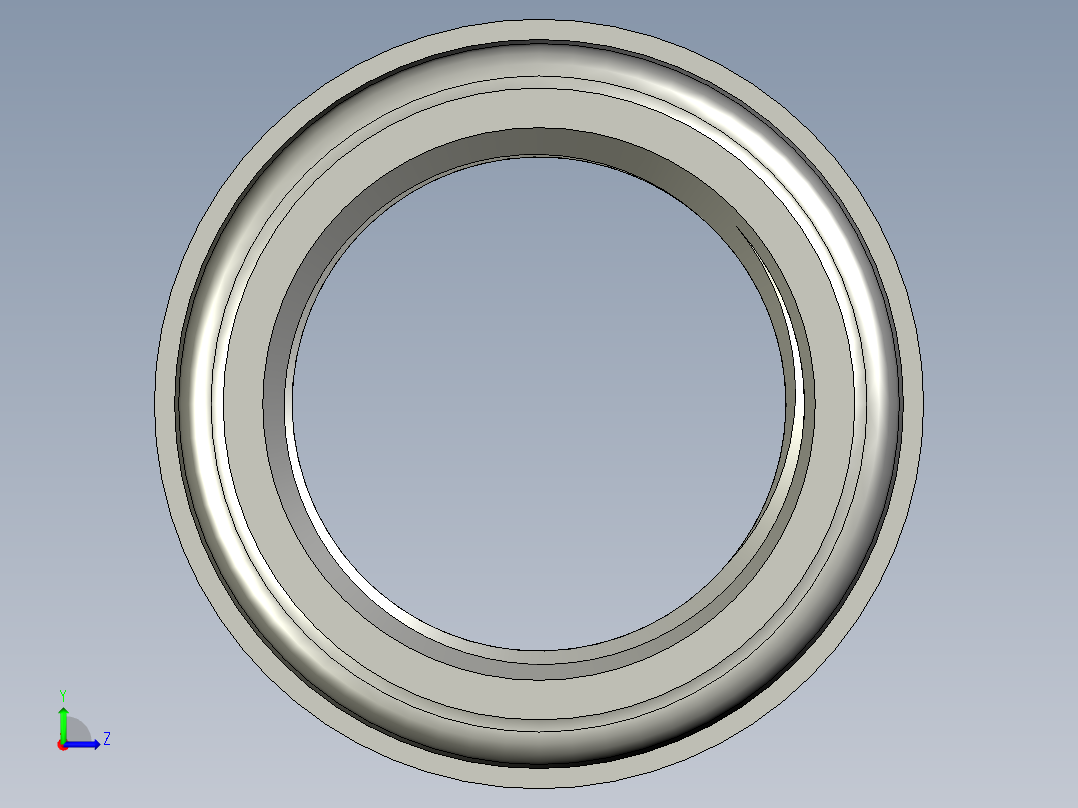 螺纹管管箍-异径有边 DN32-DN25左视图