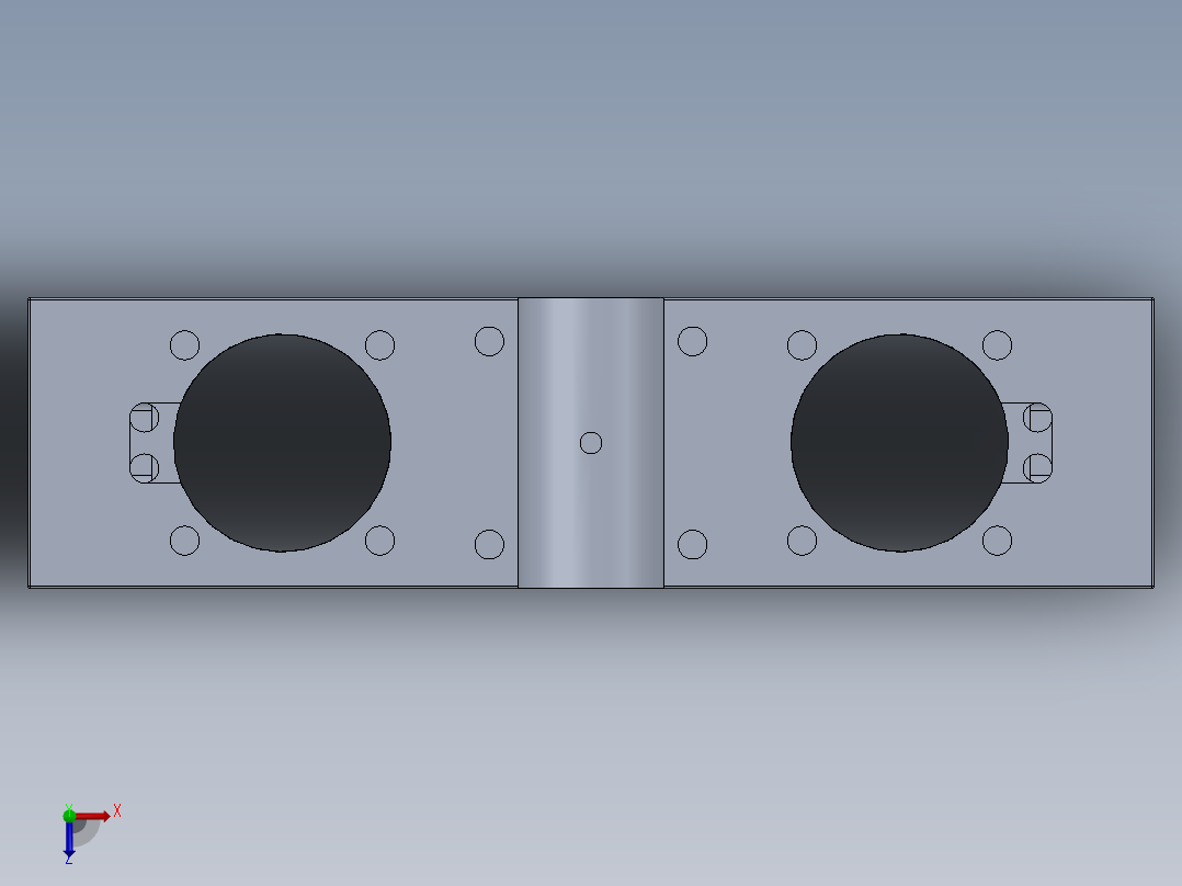 蒸汽机full-assembly-of-2-cylinder-steam-engine-d-模型格式为 sw俯视图