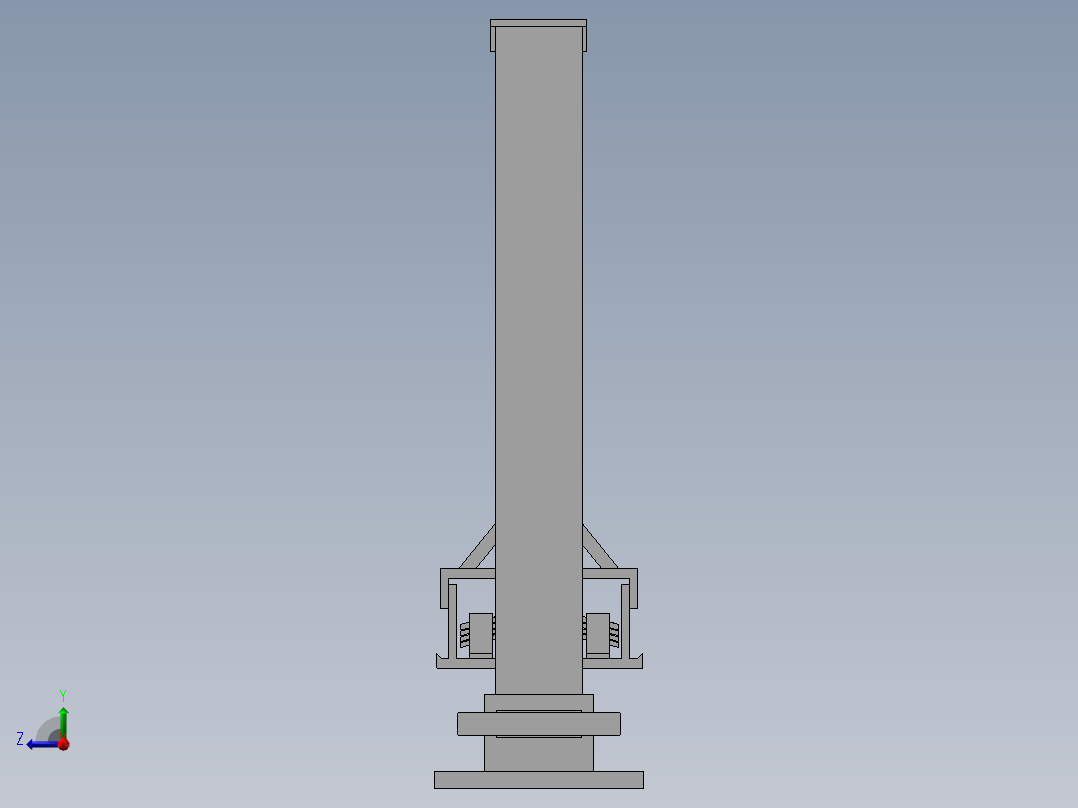 道路施工安全围挡右视图