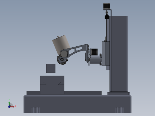 6轴数控铣床 sw18前视缩略图