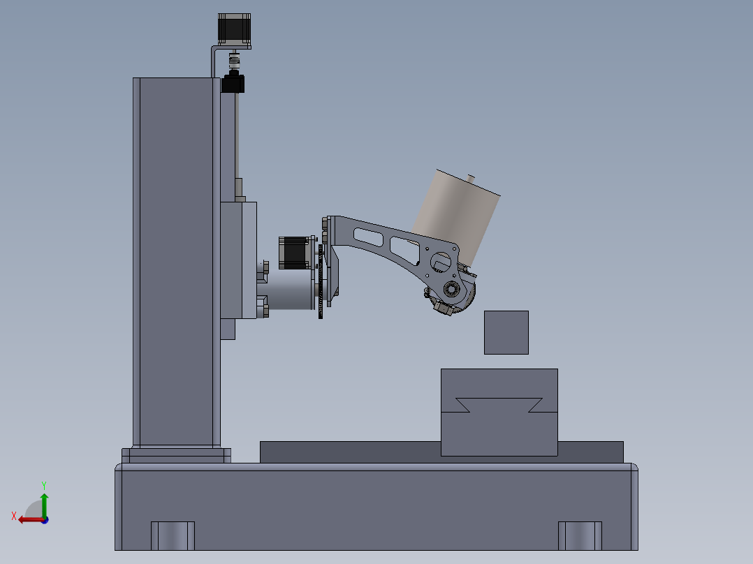 6轴数控铣床 sw18后视图