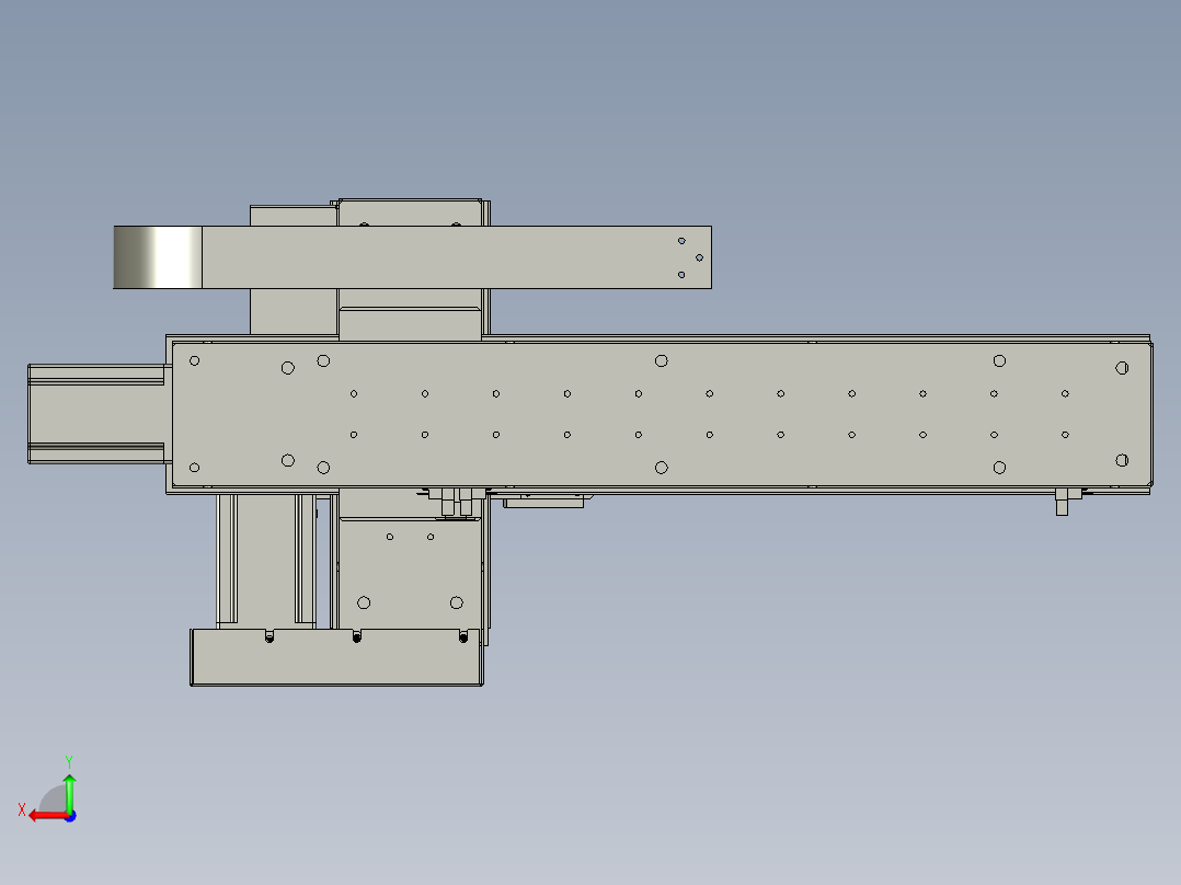 搬运部件后视图