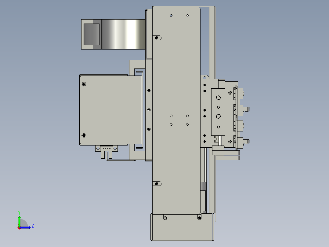 搬运部件左视图