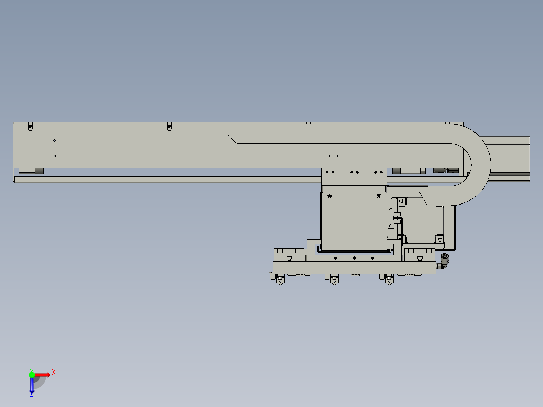 搬运部件俯视图