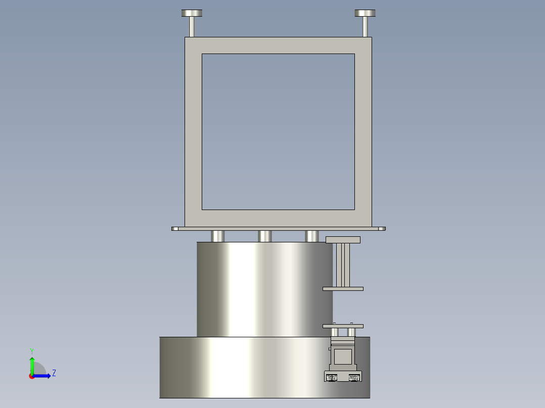 罗圈振盘机构左视图