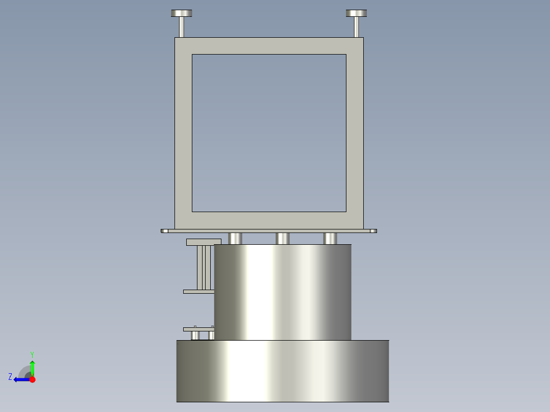 罗圈振盘机构右视图