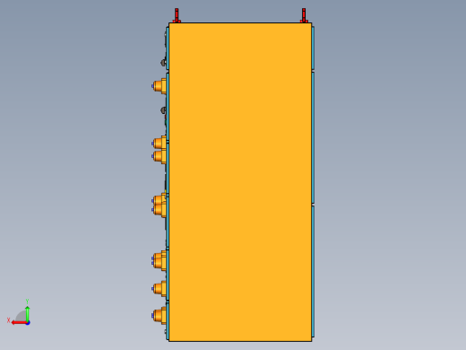 大型产线电控箱设计后视缩略图