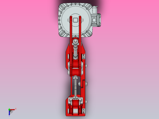 YWK系列电力液压鼓式制动器YWK160／220-ⅠB俯视缩略图