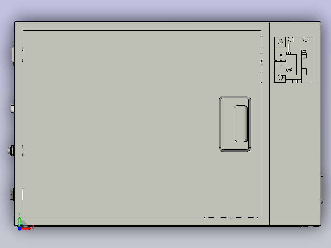 轴套类零件自动排序输出装置前视图
