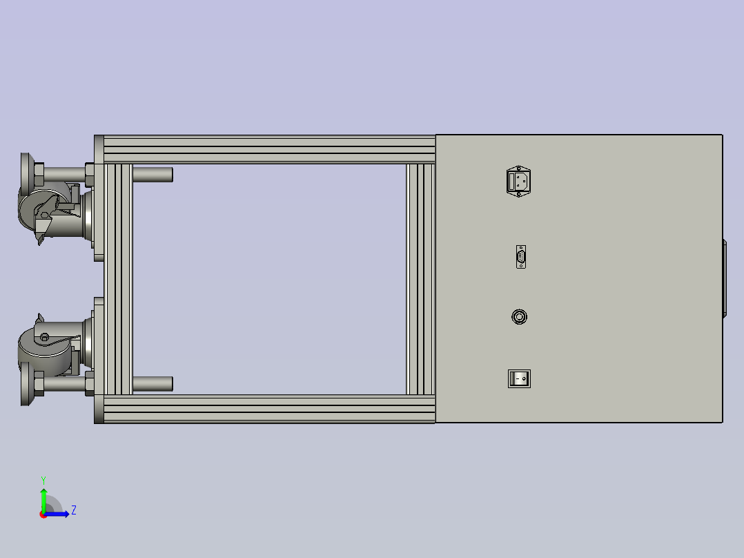 轴套类零件自动排序输出装置左视图