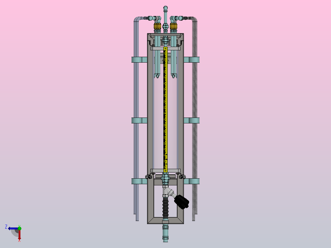 掺合料容器前视图