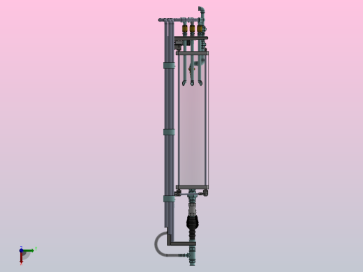掺合料容器左视缩略图