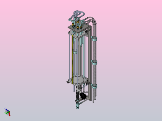 掺合料容器正等轴测缩略图