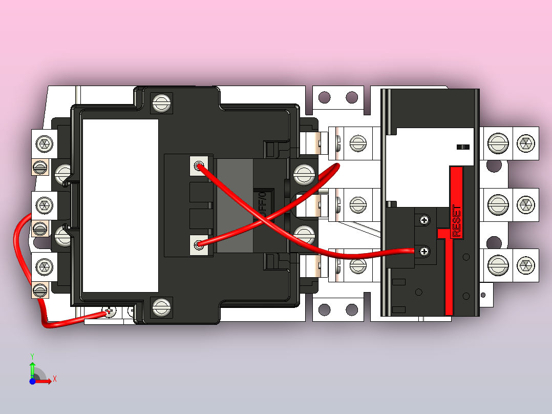 启动器开关控制器前视图