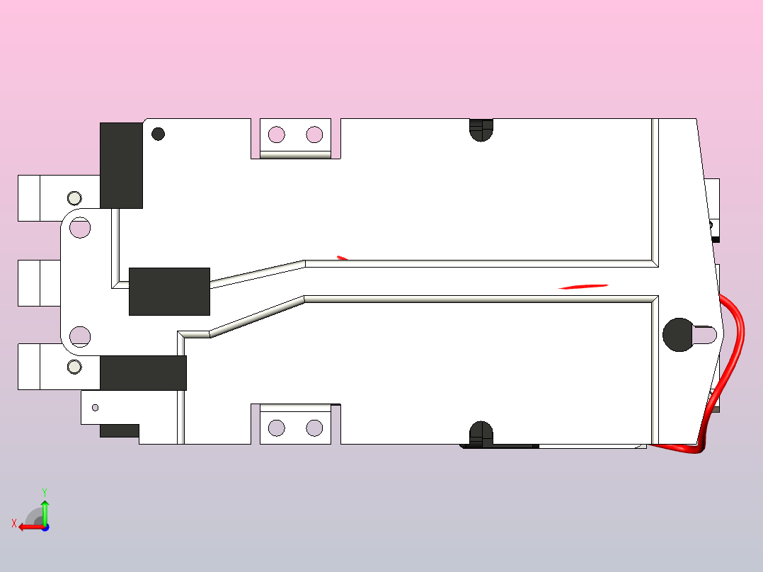 启动器开关控制器后视图