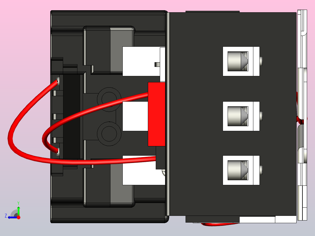 启动器开关控制器右视图