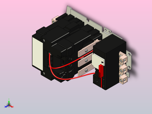 启动器开关控制器正等轴测缩略图