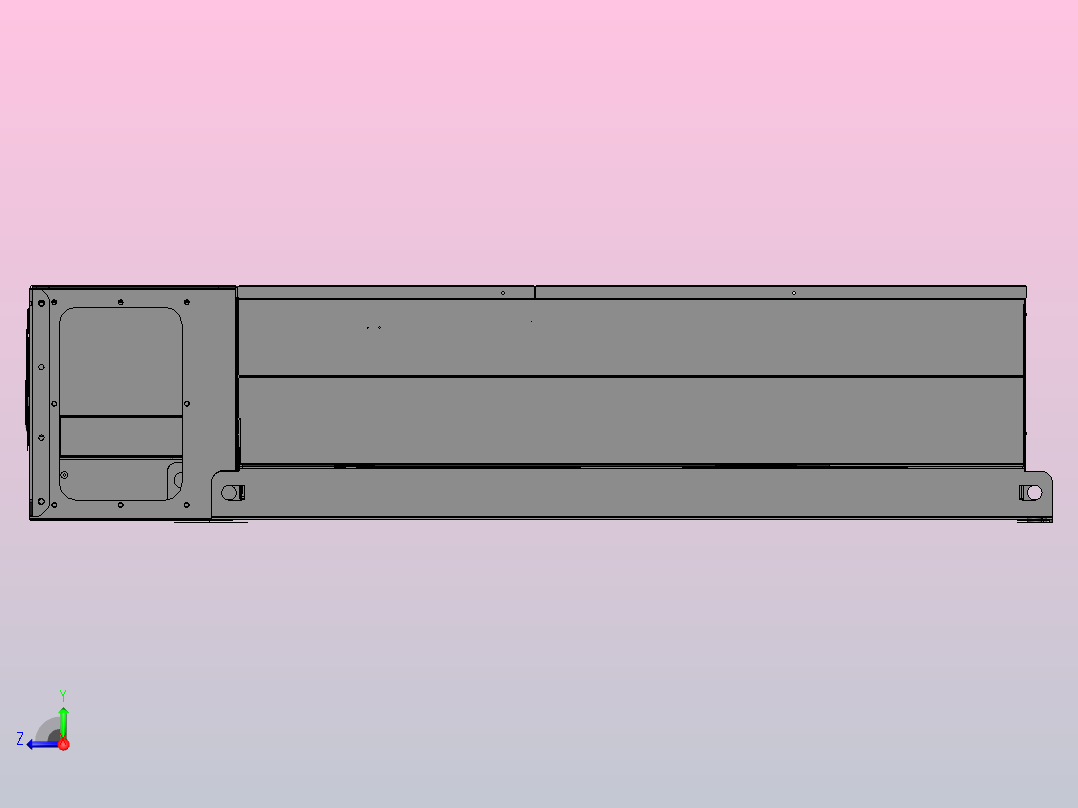 变频器台达电子VFD-CH2000右视图