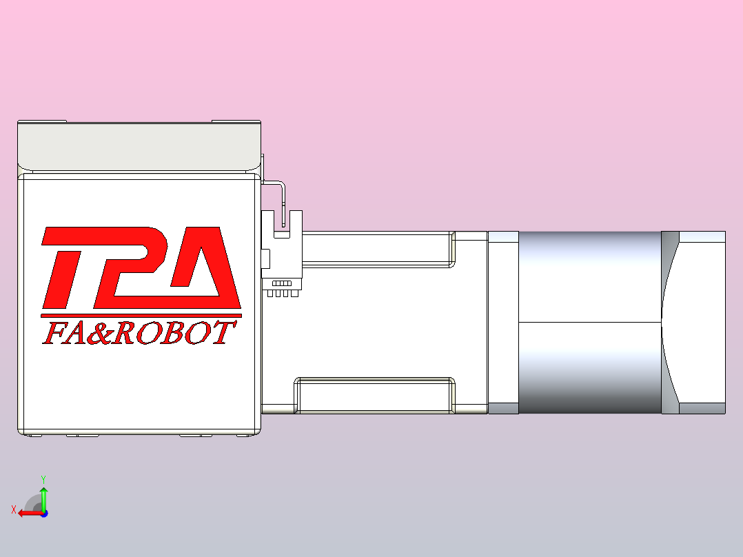 伺服电机集成皮带传动直线执行器TPA-OCB-80-140-L1450-DL-J60-N3后视图