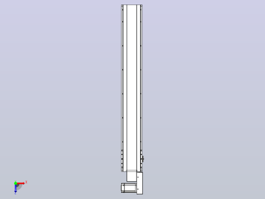 皮带直线轴半封闭可选导轨TPA-HNB-175D-140-L1100-MR-C-P75-N3俯视缩略图