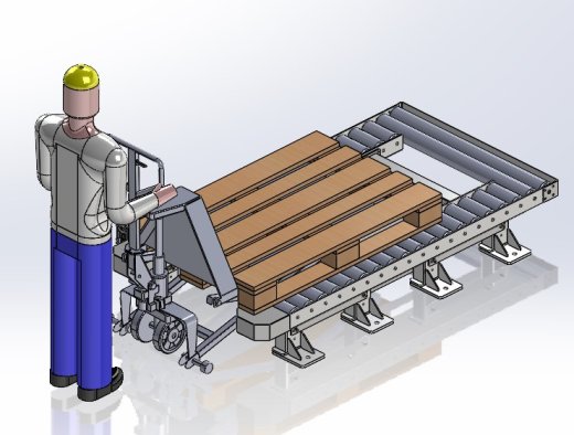 Roller+conveyor滚筒输送机结构3D图纸+STEP格式缩略图