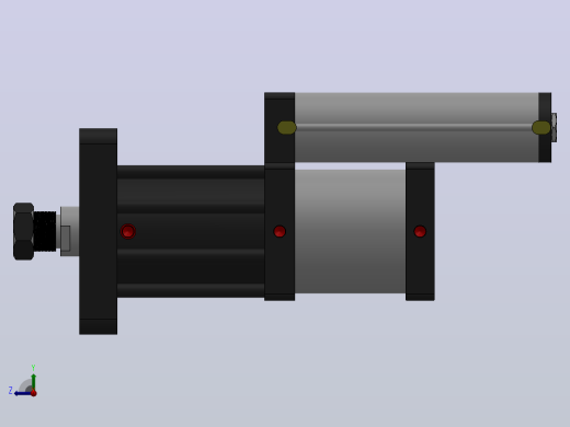 MPT-40T系列标准型[MPT-150-100-5-30T-M1-S1-0°]气压增压缸右视缩略图