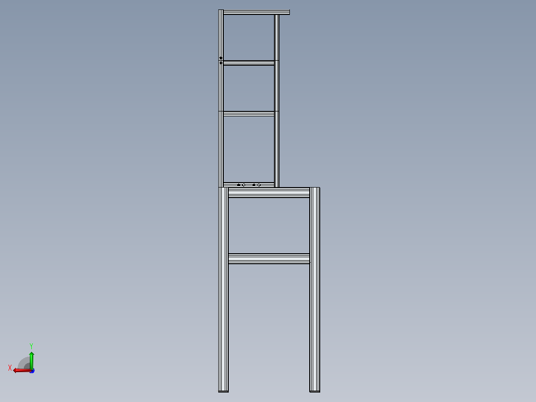 vcc轻载工作台后视图