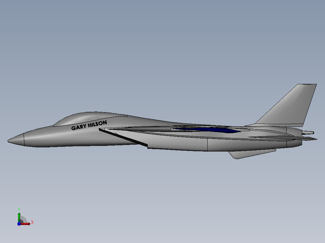 F-14 汤姆卡特战斗机前视图