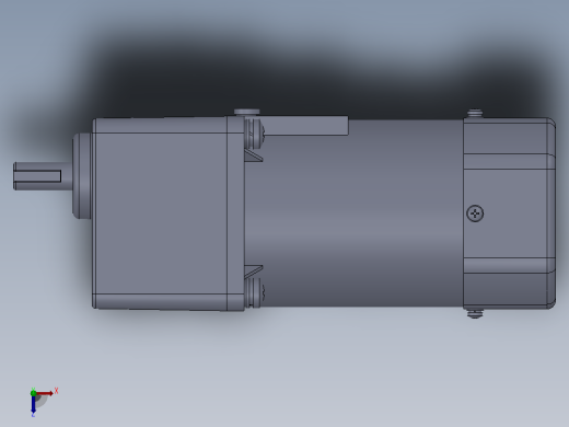 120W104mm感应电动机[6IK120GU-AF-6GU6K]_GU-CF+6GU3K俯视缩略图