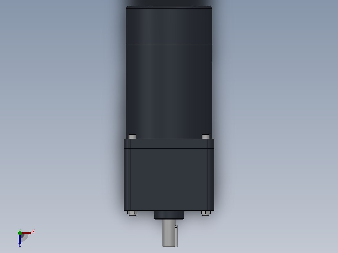 100DC(200W╱300W)微型直流组合型电机[100DC200GV24R18-100GF10HK]俯视图
