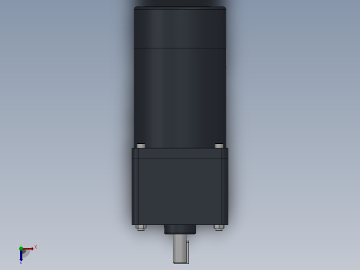 100DC(200W╱300W)微型直流组合型电机[100DC200GV24R18-100GF10HK]俯视缩略图