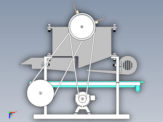 花生剥壳机俯视缩略图