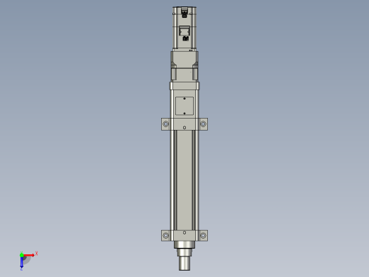 轻载电动缸TPA-ESR80-2510C-L200-M-LB-W-P75-JX-C3俯视缩略图