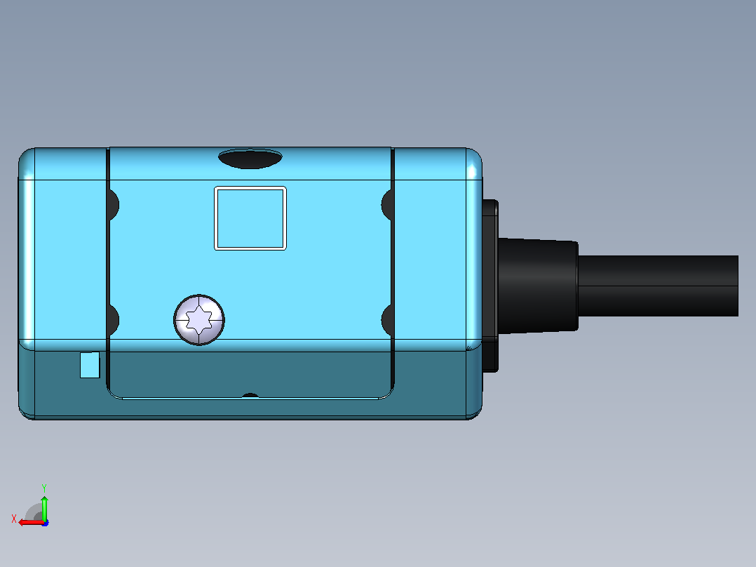 CLV505条码扫描器后视图