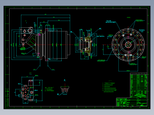 力士乐减速机+液压马达