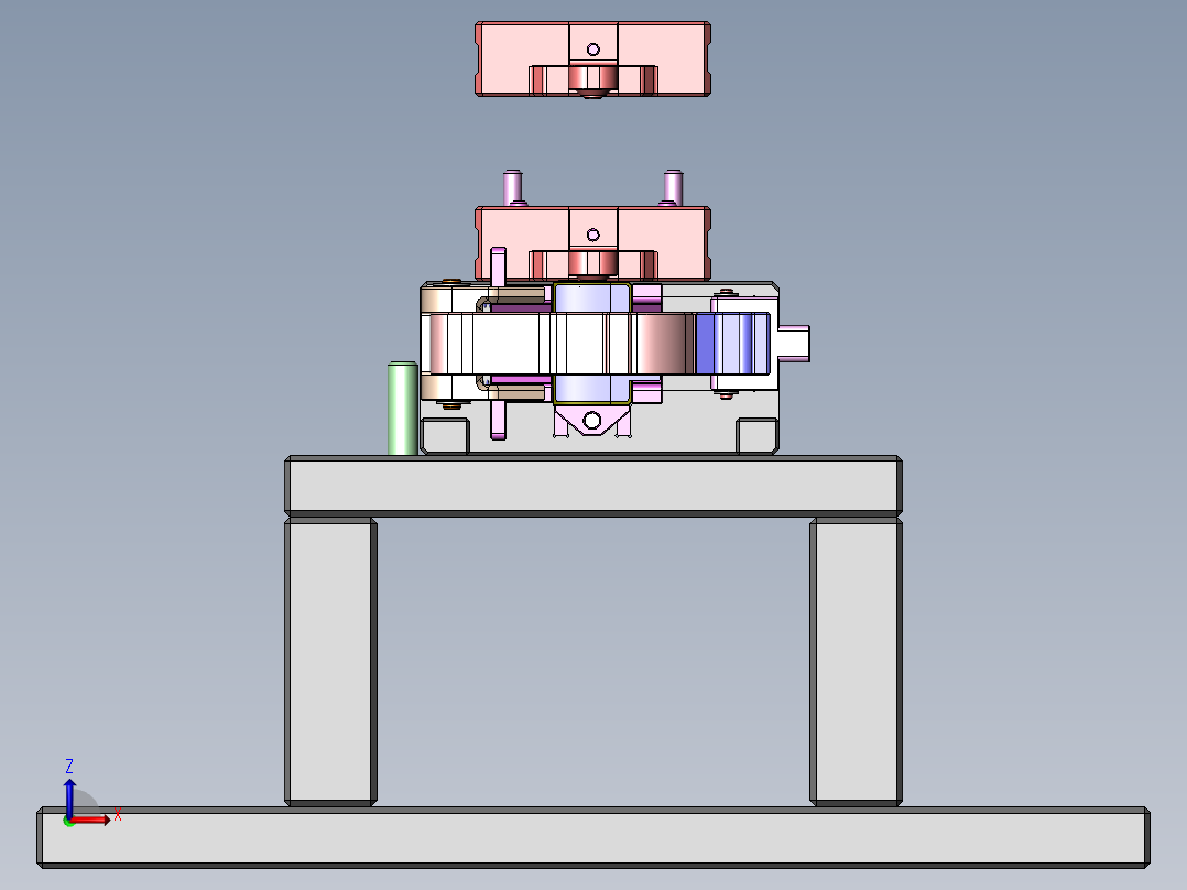 门板AC型扣焊接治具