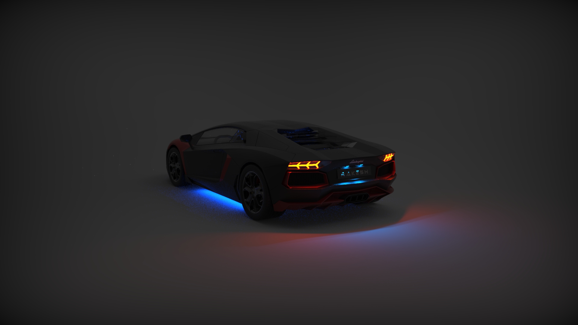 兰博基尼 Lamborghini Aventador模型外壳3D图纸