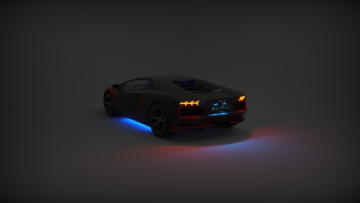 兰博基尼 Lamborghini Aventador模型外壳3D图纸缩略图