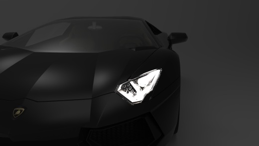 兰博基尼 Lamborghini Aventador模型外壳3D图纸缩略图