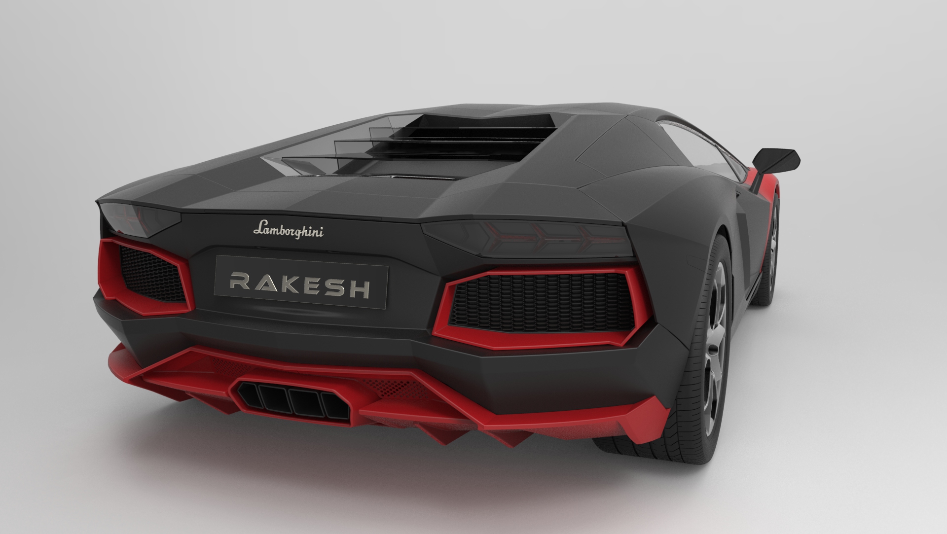 兰博基尼 Lamborghini Aventador模型外壳3D图纸