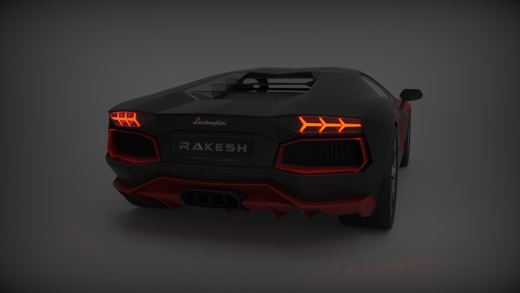 兰博基尼 Lamborghini Aventador模型外壳3D图纸缩略图