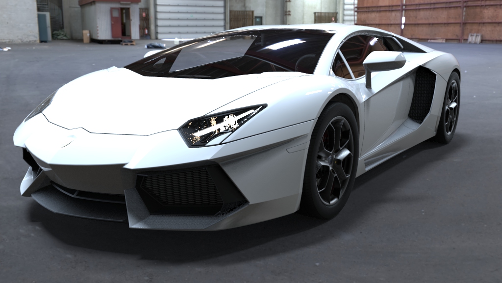 兰博基尼 Lamborghini Aventador模型外壳3D图纸
