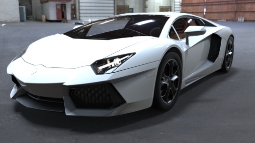 兰博基尼 Lamborghini Aventador模型外壳3D图纸缩略图