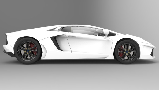 兰博基尼 Lamborghini Aventador模型外壳3D图纸缩略图