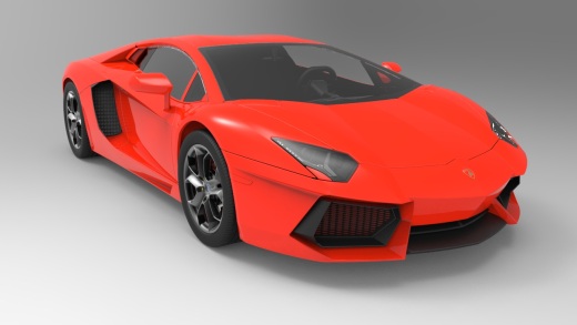 兰博基尼 Lamborghini Aventador模型外壳3D图纸缩略图