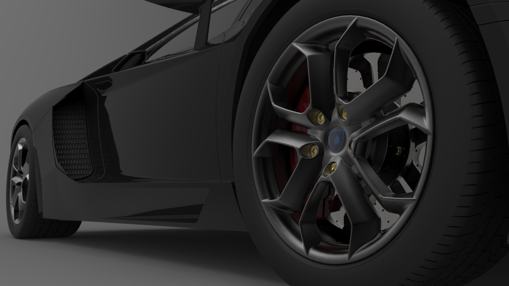 兰博基尼 Lamborghini Aventador模型外壳3D图纸