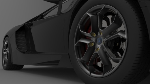 兰博基尼 Lamborghini Aventador模型外壳3D图纸缩略图